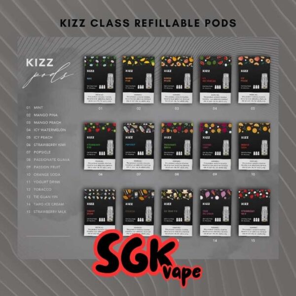 Kizz Pod Refills SG