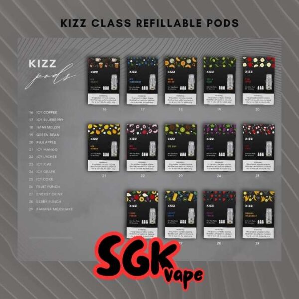 Kizz Pod Refills SG